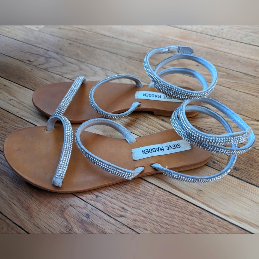 Steve Madden Crystal Straps Sandals - Make an Offer!
